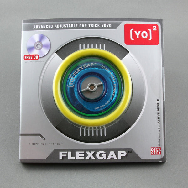 YO]2 Flex Gap Yo-Yo Blue/Yellow - usastrojax