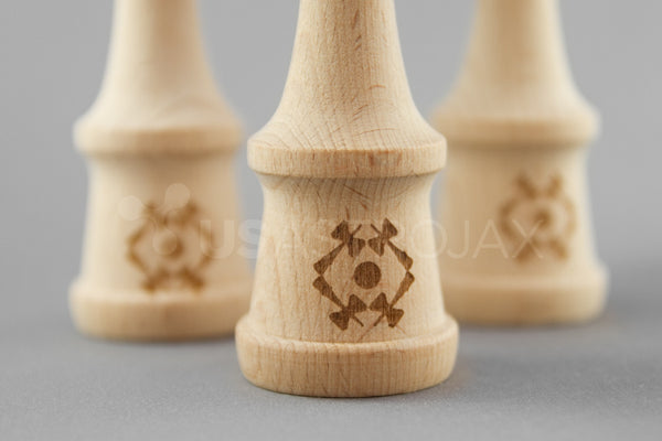 Kendama USA: Tribute Kendama Yellow with Black Triple Stripe