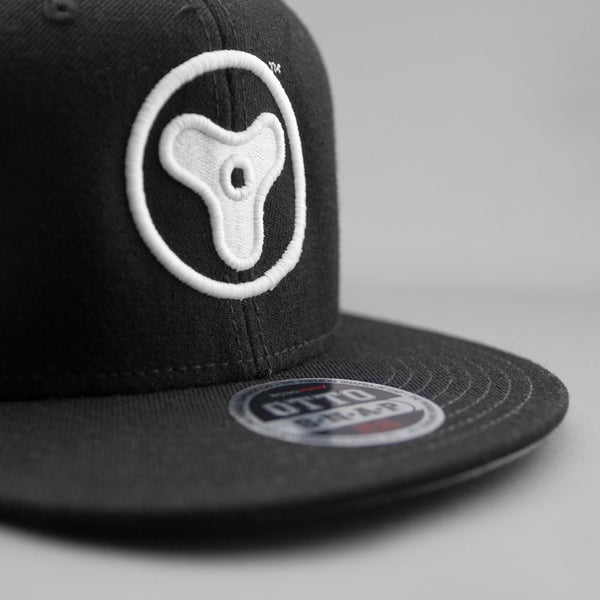 Gray Astrojax Snapback Hat with Black Logo