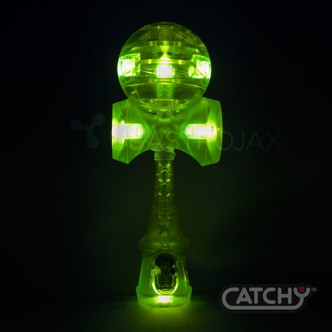 Catchy LED Kendama: Edge Glow Yellow