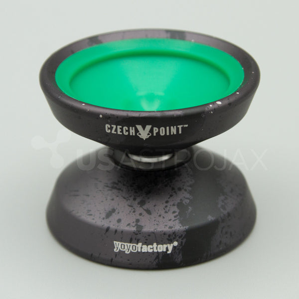 YoYoFactory Czechpoint Pivot: Black/Gray/Green