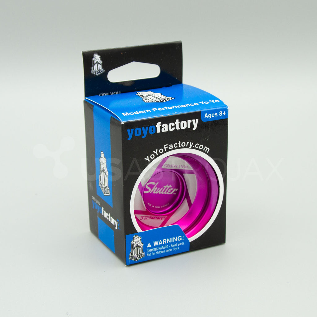 シャッター【アン・コネリー】 YoYoFactory SHUTTER: Pink - Ann Connolly Edition - usastrojax
