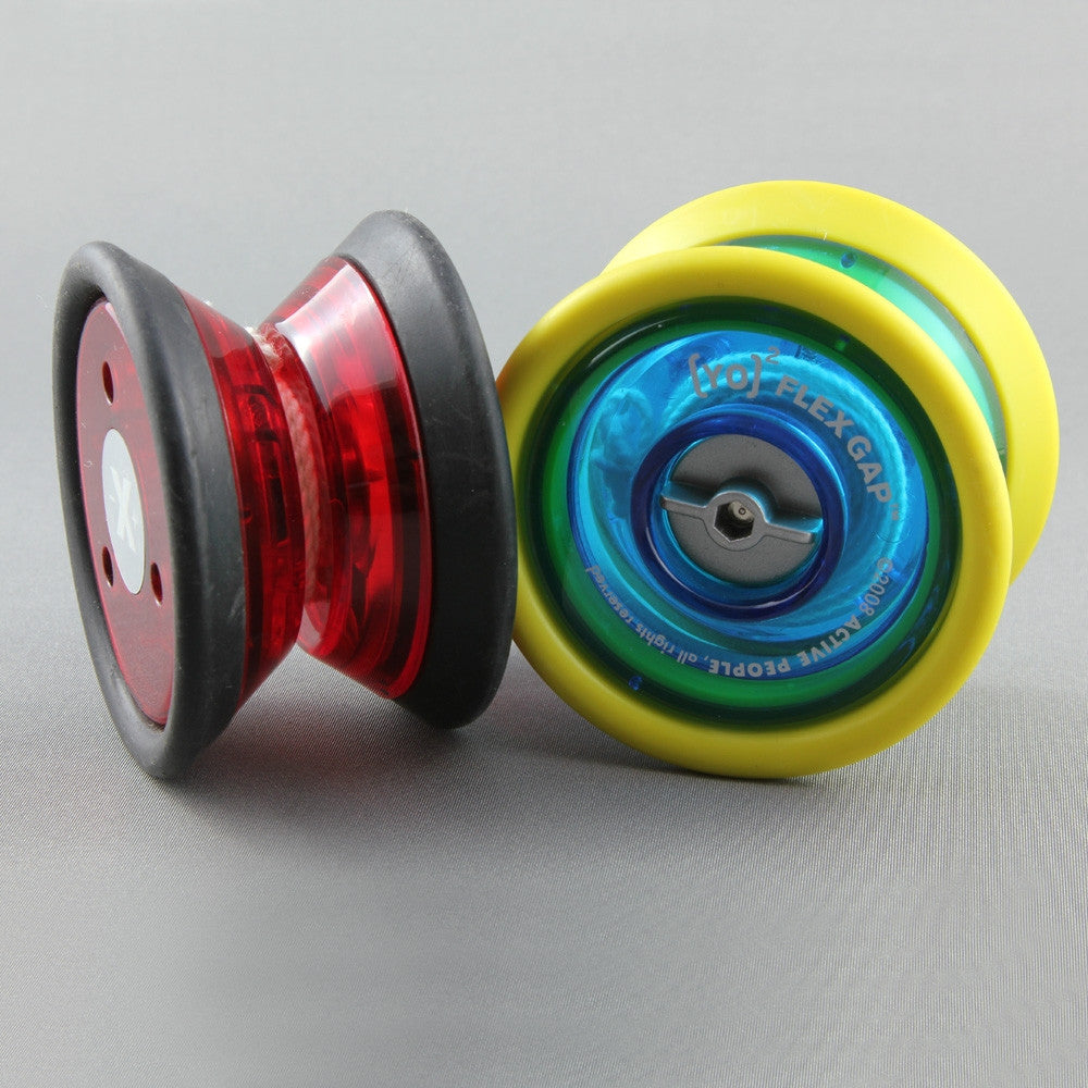 YO]2 Flex Gap Yo-Yo Blue/Yellow - usastrojax