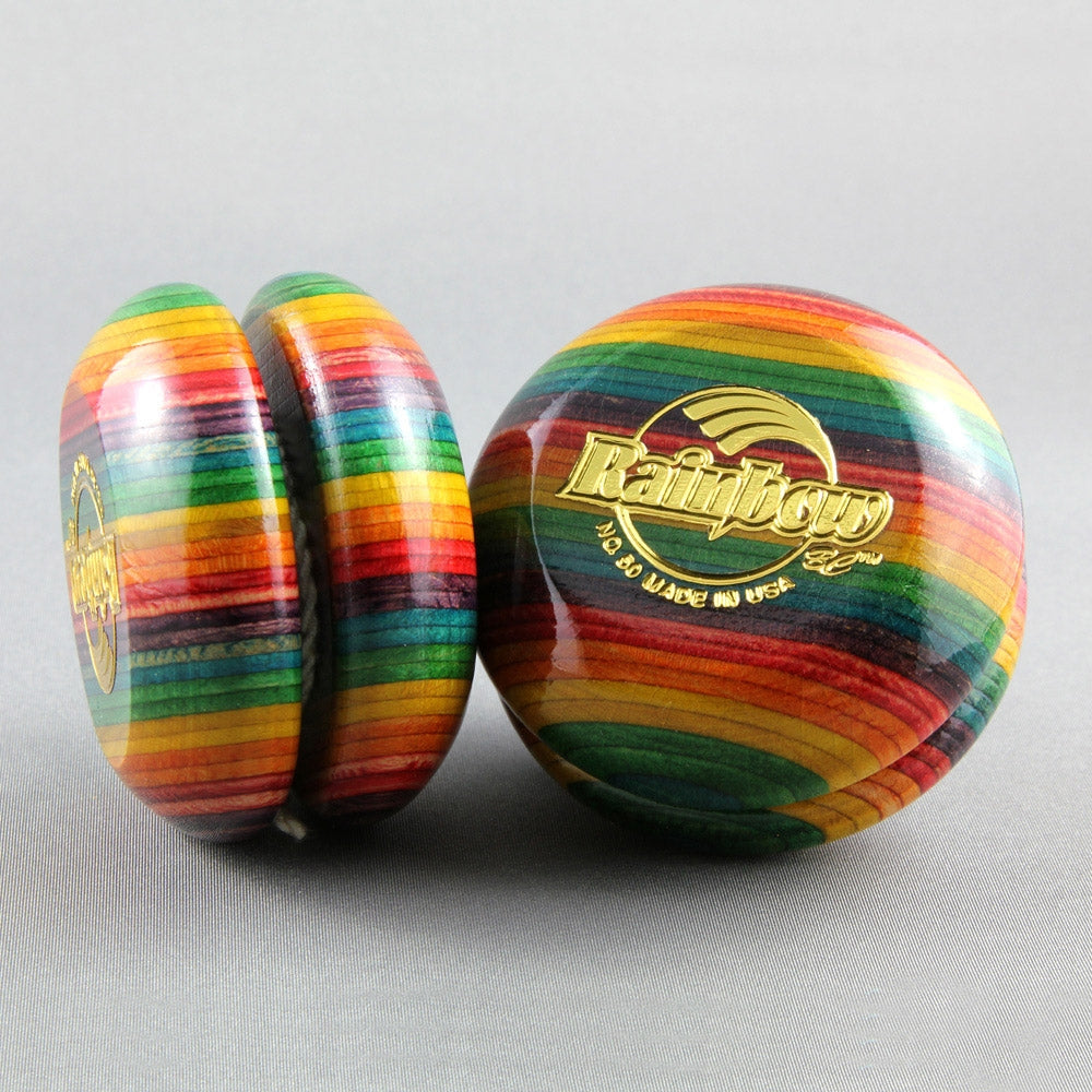BC YoYo　レインボーヨーヨー　希少　木製　USA no.49 レア品 BC YoYo Rainbow - usastrojax