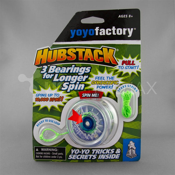 YoYoFactory Hubstack: Clear/Blue