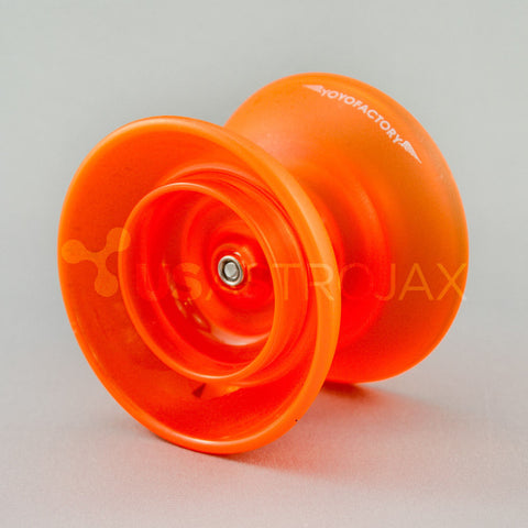 YoYoFactory Flight Offstring Yo-Yo - Translucent Orange + FREE STRINGS