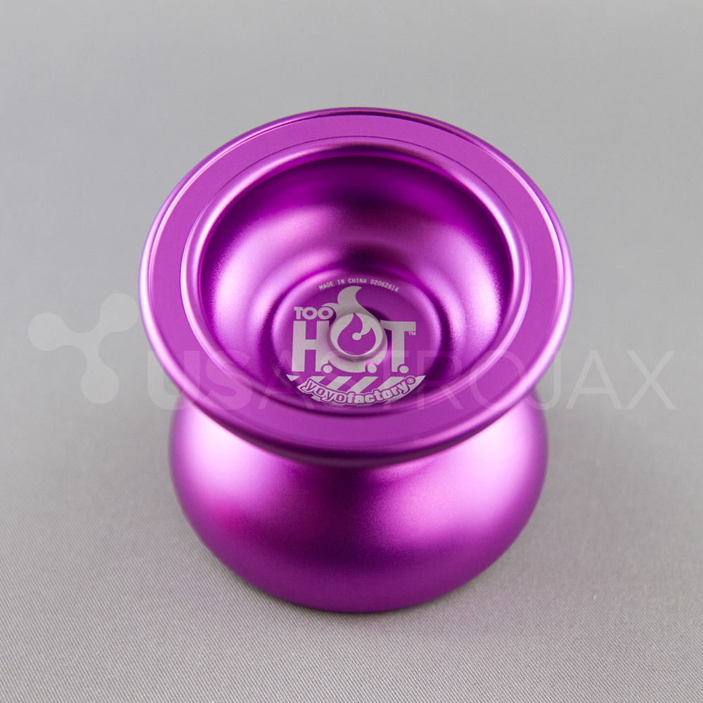 YoYoFactory Too HOT Yo-Yo -Purple + FREE STRINGS - usastrojax